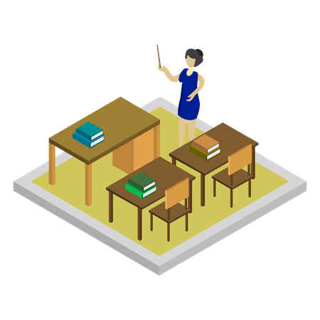 School room  Illustration