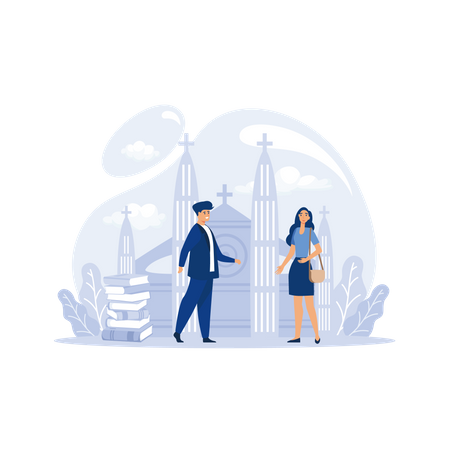 School study  Illustration
