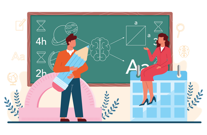 School teacher  Illustration