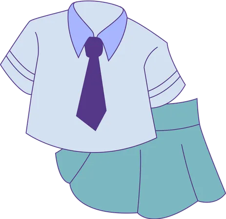 School uniforms  Illustration