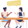 schoolgirl illustrations free