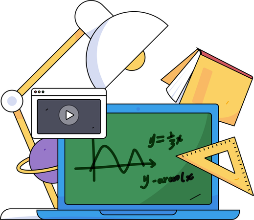 Schreibtisch  Illustration
