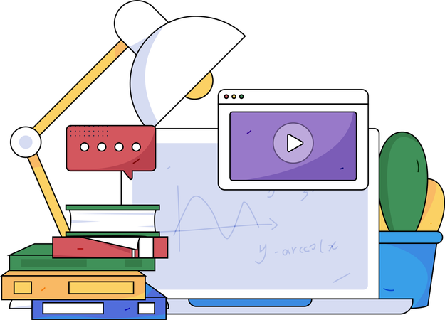 Schreibtisch  Illustration