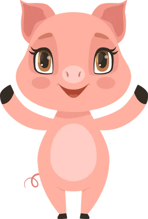Schwein  Illustration
