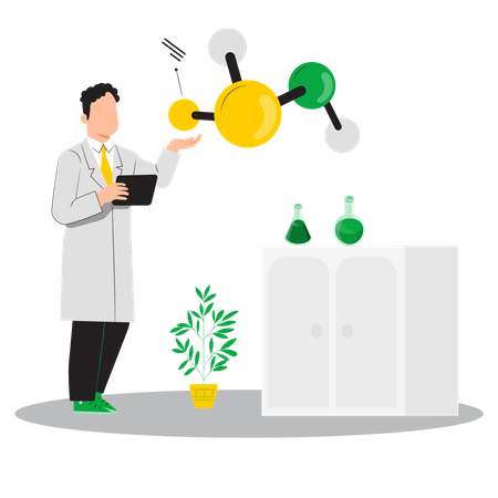 Science Experiment  Illustration