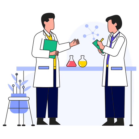 Science Lab  Illustration