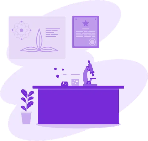 Science Lab  Illustration