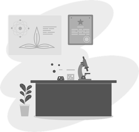 Science Lab  Illustration