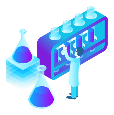 Science Laboratory Illustration