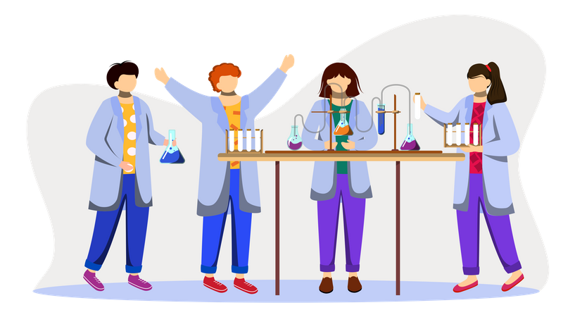 Science Lesson  일러스트레이션