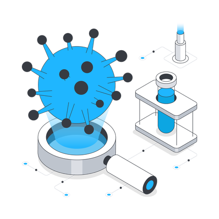 Science Nanoparticles  Illustration