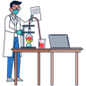 lab equipment illustration