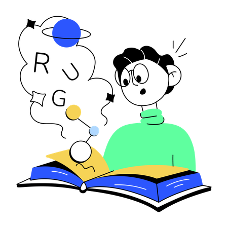 Science Student  Illustration