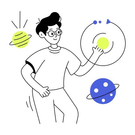 Science Study  Illustration