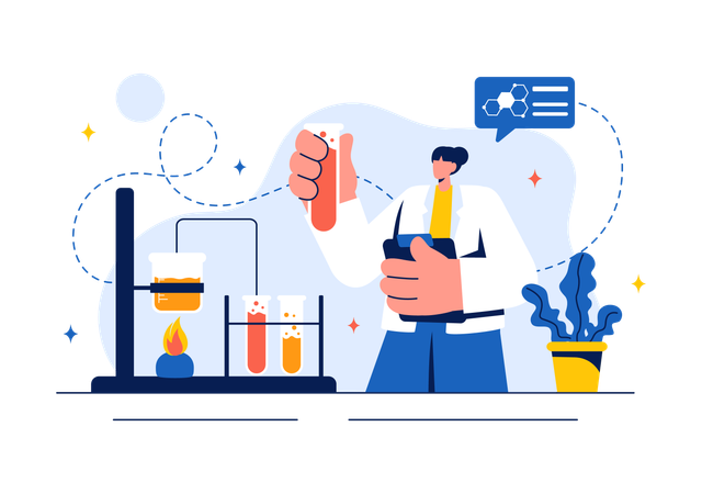 Scientific Measurement  Illustration