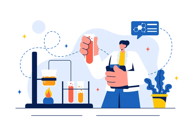 Scientific Measurement  Illustration