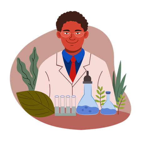 Scientist  Illustration