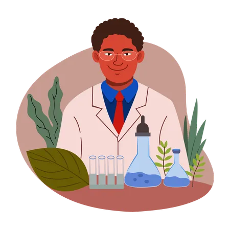 Scientist  Illustration