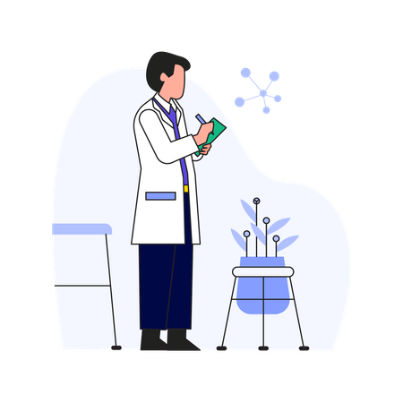 Scientist Record  Illustration