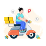 illustrations for scooter