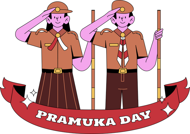 Scout Day  Illustration