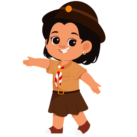 Scout indonésien  Illustration