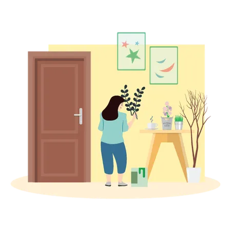 Scribble Masterpiece for Home Decoration  Illustration