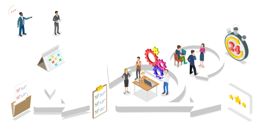 Scrum Framework  Illustration