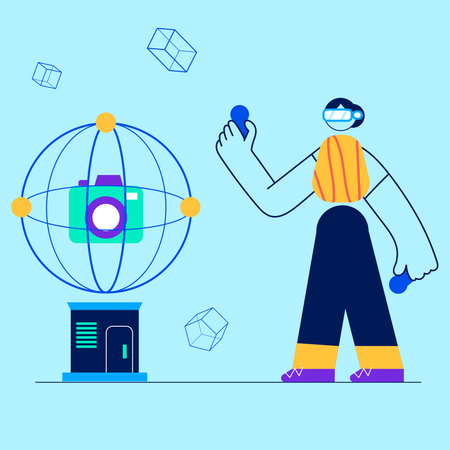 Sculpture virtuelle  Illustration