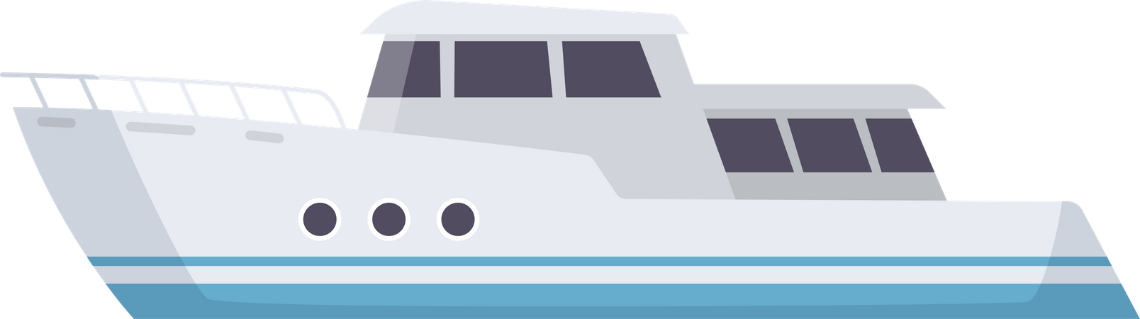 Sea Boat Illustration