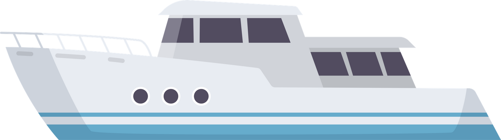 Sea Boat  Illustration