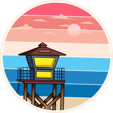 Sea tower  Illustration