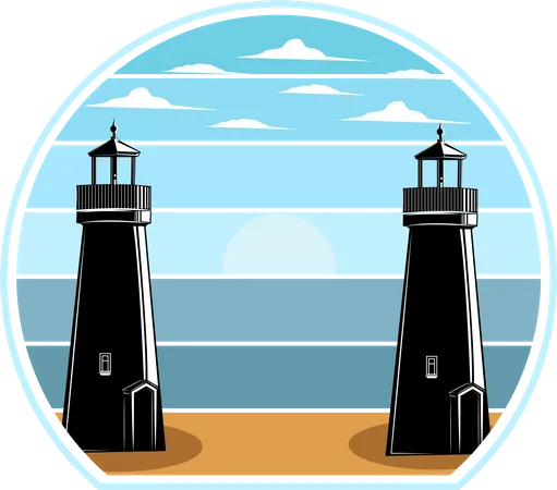 Sea tower  Illustration