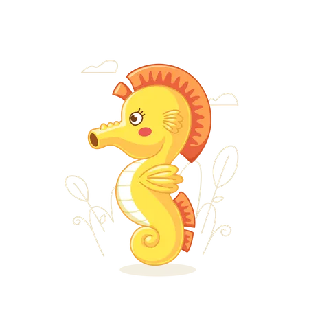 Seahorse  Illustration