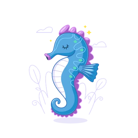 Seahorse  Illustration