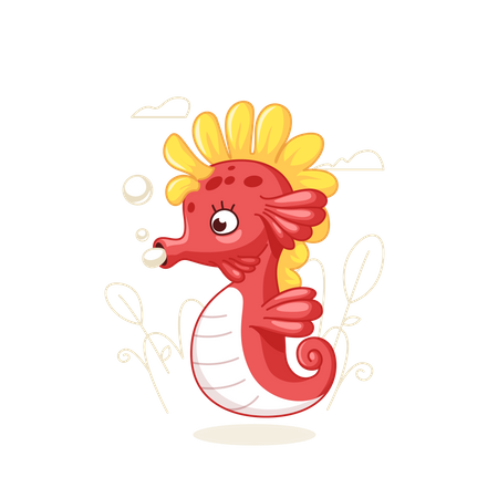 Seahorse  Illustration