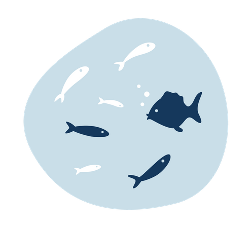 Sealife underwater  Illustration
