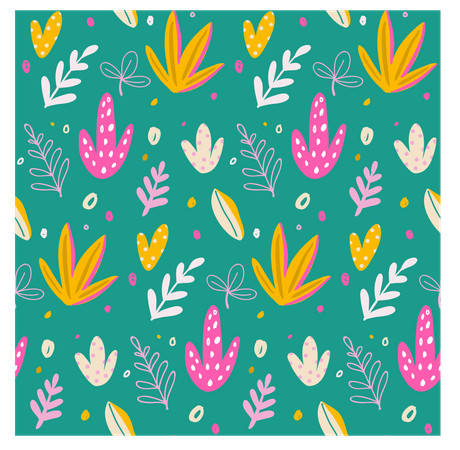 Seamless pattern of leaf  Illustration