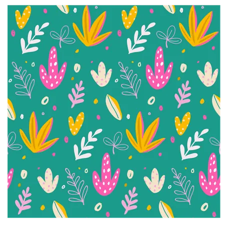 Seamless pattern of leaf  Illustration