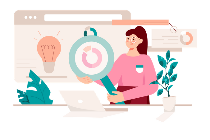 Search Analytics  Illustration