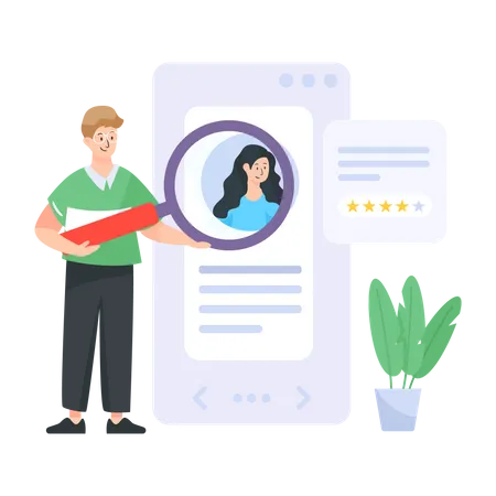 Search Candidate Illustration
