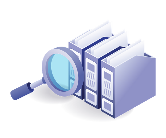 Search data in files  Illustration