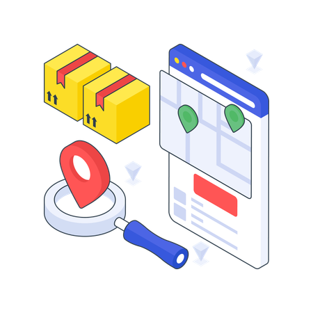 Search Delivery Location  Illustration