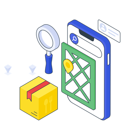 Search Delivery Location  Illustration