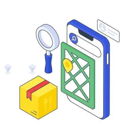 Search Delivery Location  Illustration