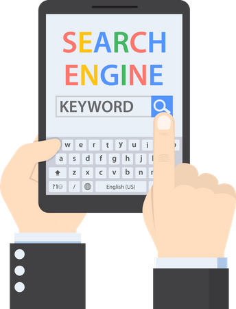 Search engine Illustration