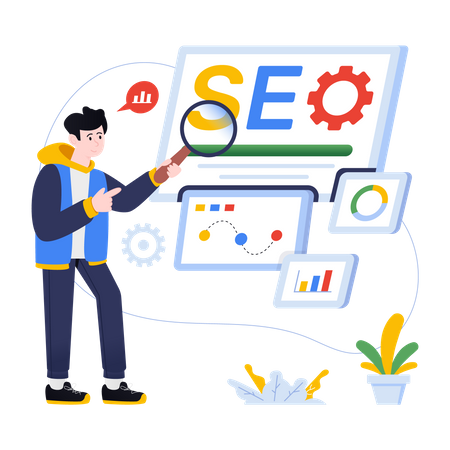 Search Engine  Illustration