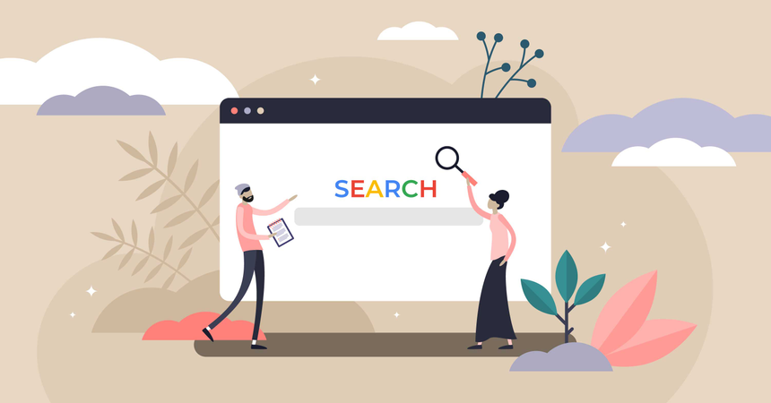 Search engine  Illustration