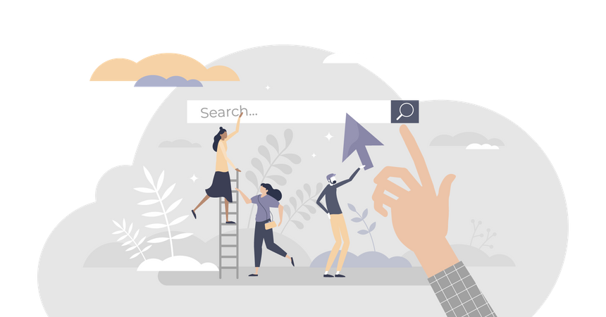 Search engine  Illustration