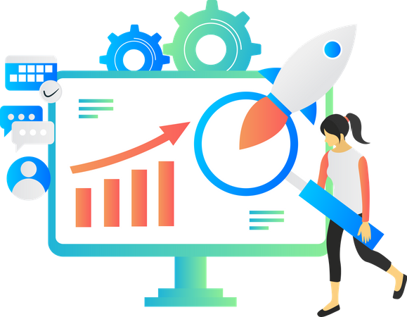 Search Engine  Illustration